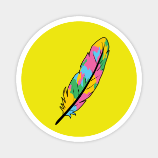 colorful feather Magnet